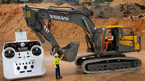 volvo ec160e rc digger